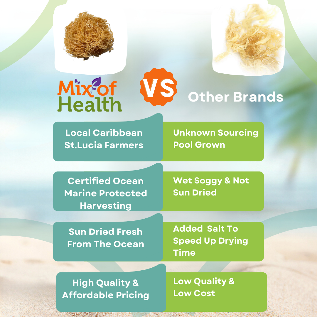 St. Lucia Irish Sea Moss Wholesale 3 Pounds