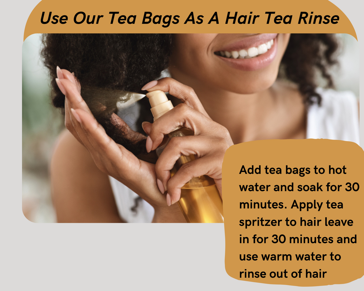 Hair Oil Mix Tea Bags